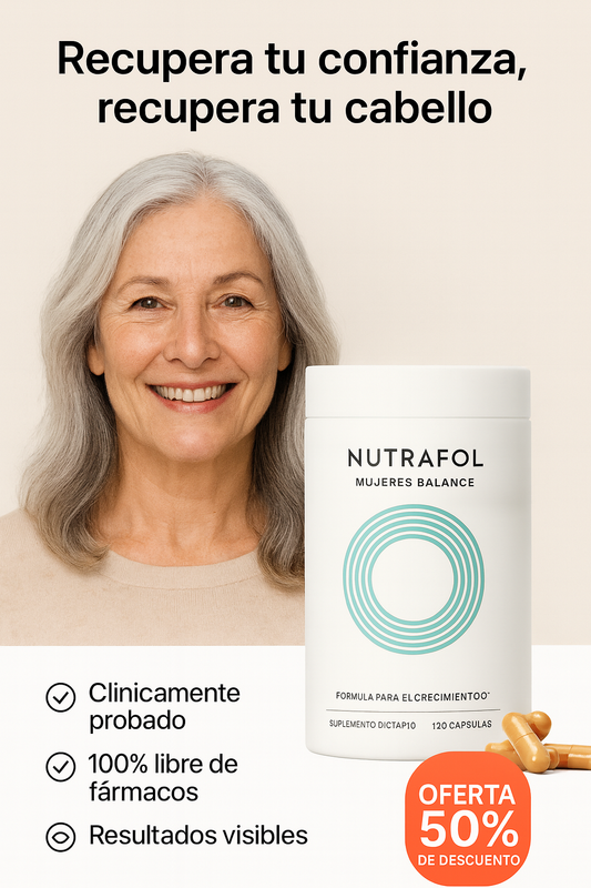 Nutrafol Women’s Balance| Diseñado para mujeres mayores de 40 años que sufren pérdida de cabello.